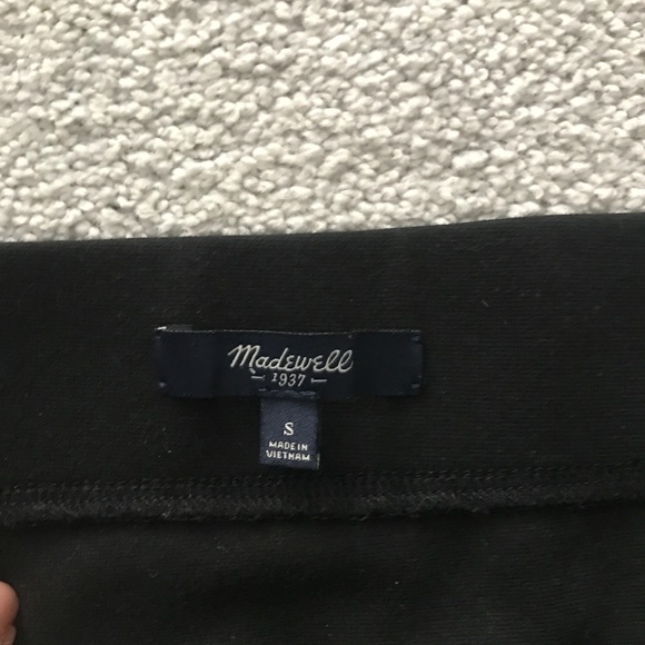 Madewell black knit skirt small - Picture 3 of 4